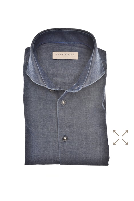 Dark denim tailored fit shirt 5141652-180-610-000