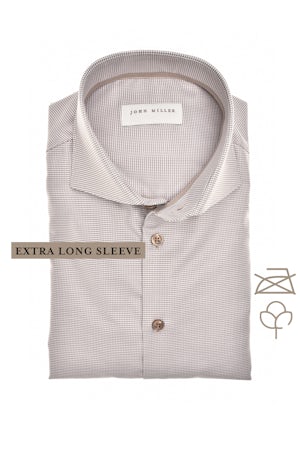 Sandyslim fit non-iron shirt in extra long sleeve 5142223-640-640-000