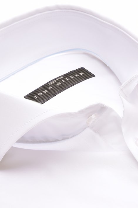 Wit tailored fit stretch overhemd 5336513-910-000-000