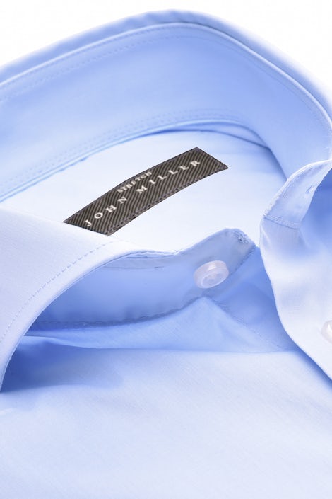 Light blue slim fit stretch shirt 5346513-120-000-000