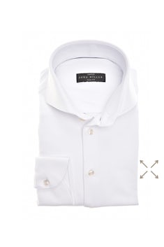 White slim fit hyperstretch shirt 5346516-910-000-000